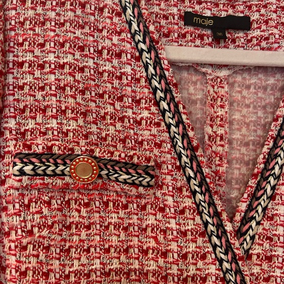 Maje Renetia Tweed Mini Dress - Picture 7 of 11